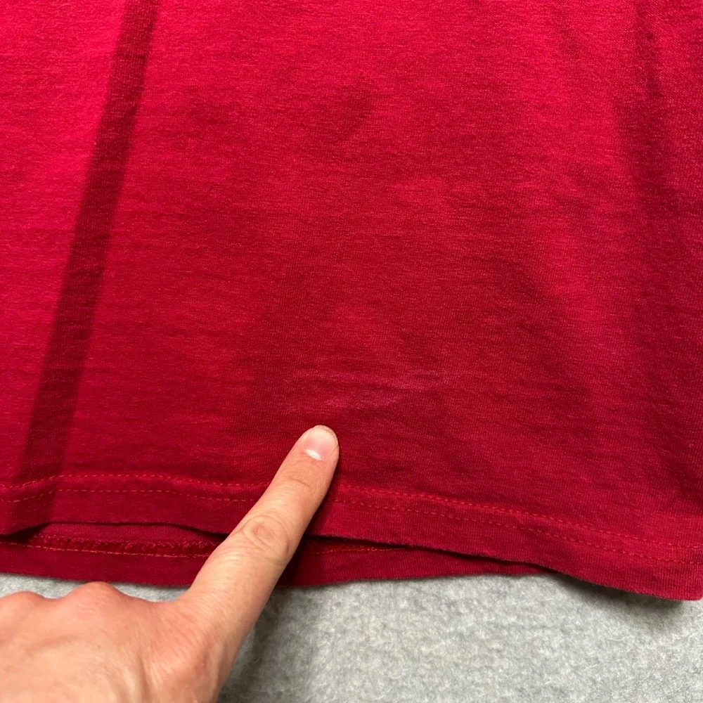 Arkansas Razorbacks Omahogs 2012 College World Series Red Champion Shirt Mens M - Picture 4 of 9